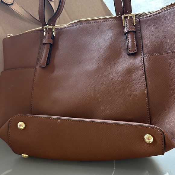 Michael Kors Tan Leather Tote - Picture 4 of 6
